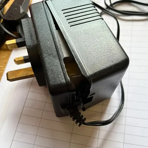 A plug with broken and cracked casing